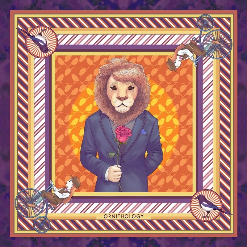 狮子先生丝巾 限量款 - 丝巾 - 其他材质 橘色