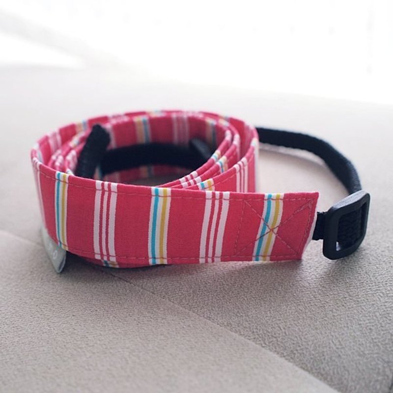 hairmo。桃红条纹减压双背相机带 - 证件套/卡套 - 其他材质 粉红色