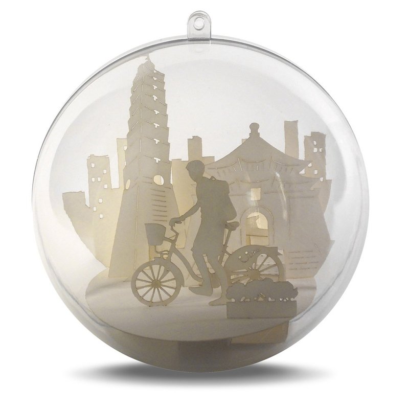 高度台北景观球  情境灯LIGHT.台湾旅游 纪念品 - 灯具/灯饰 - 纸 白色