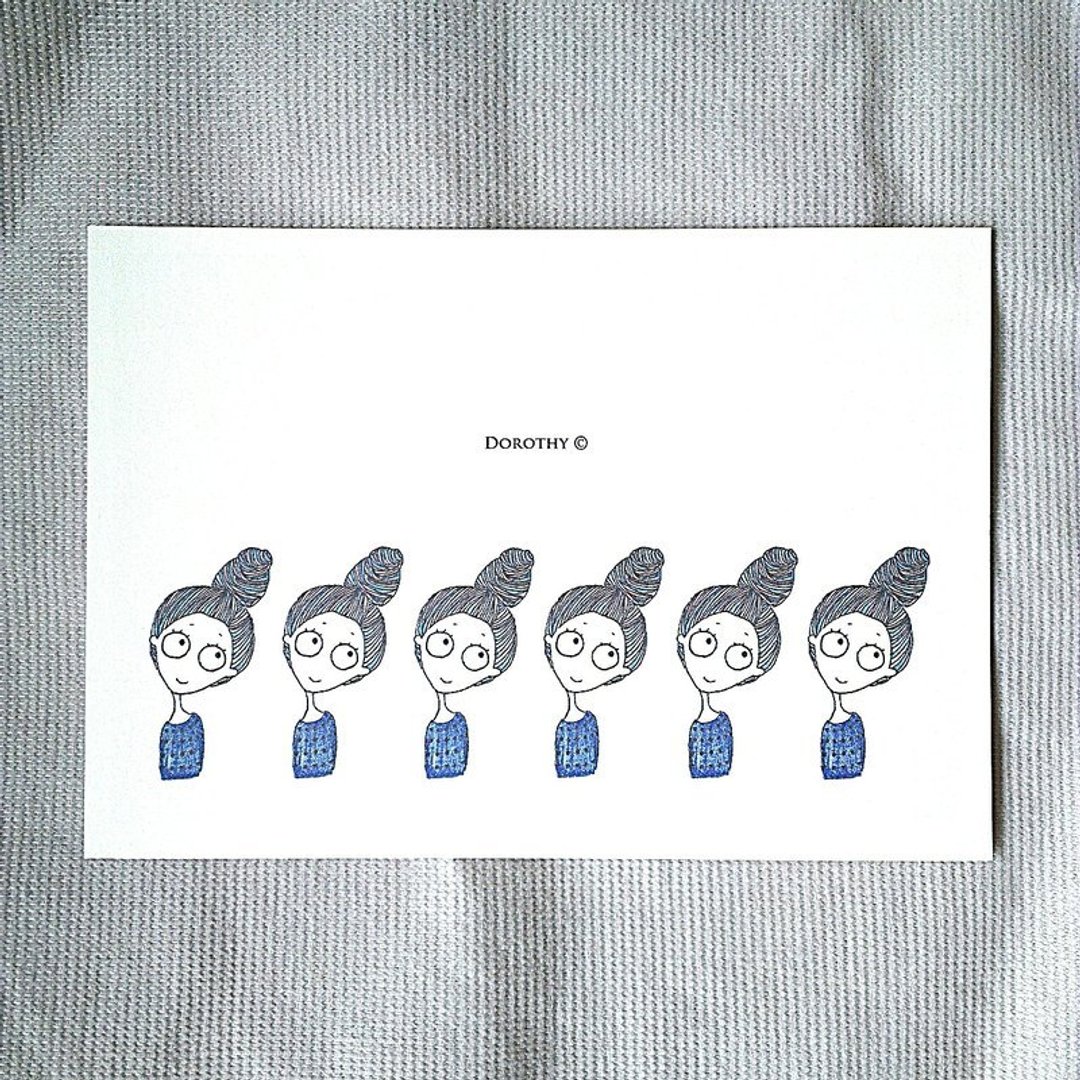 千头万绪明信片-B011 - 卡片/明信片 - 纸 多色