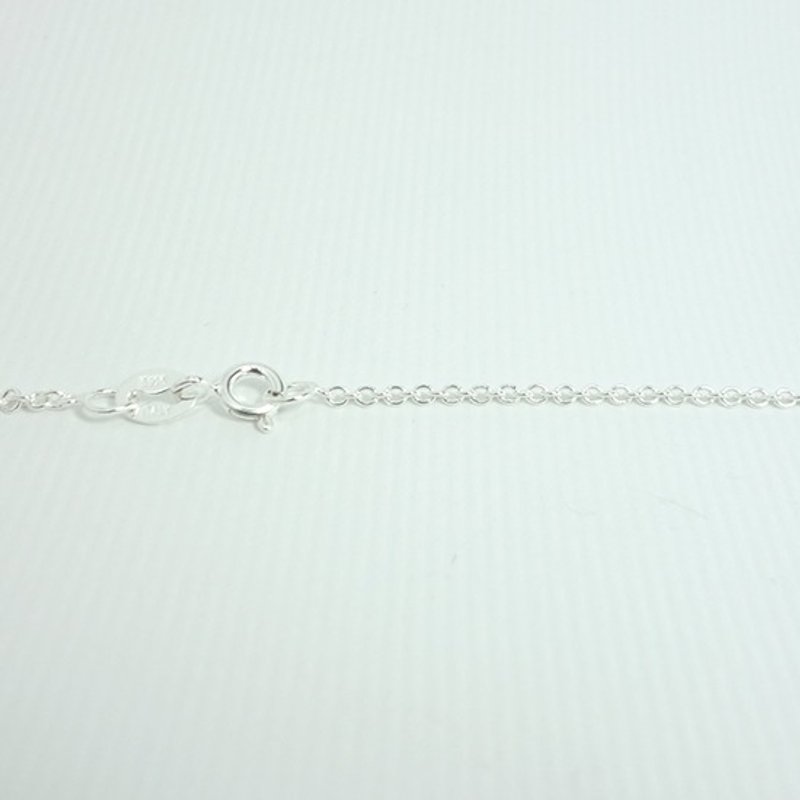 -纯银项链- 细款,18寸,宽1.6公厘(搭配坠饰用) - 项链 - 其他金属 
