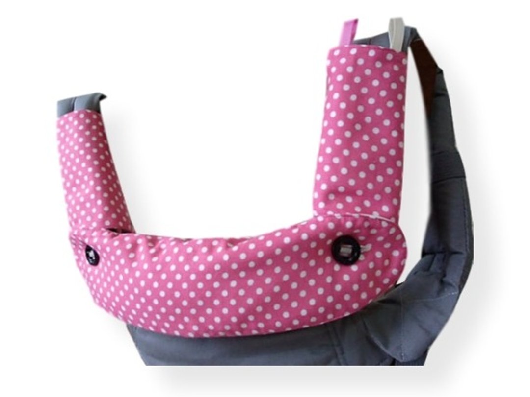 Ergo 360 / Adapt / Omni BIB, Drool Pads, 嬰兒背帶口水巾, Pink Polka Dots, Double Guaze - 其他 - 棉 粉红色