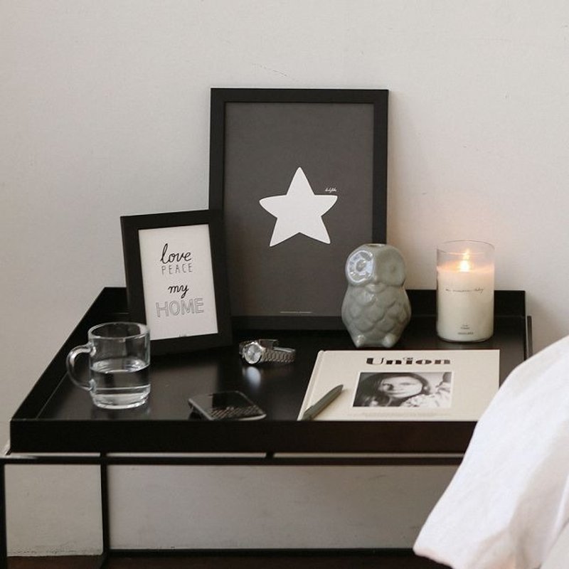 Dailylike-质感生活3X5木质相框-黑,E2D25825 - 画框/相框 - 木头 黑色