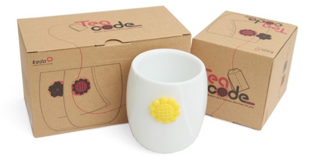 kedo Flower Code Cup 花扣杯双入组 - 咖啡杯/马克杯 - 其他材质 