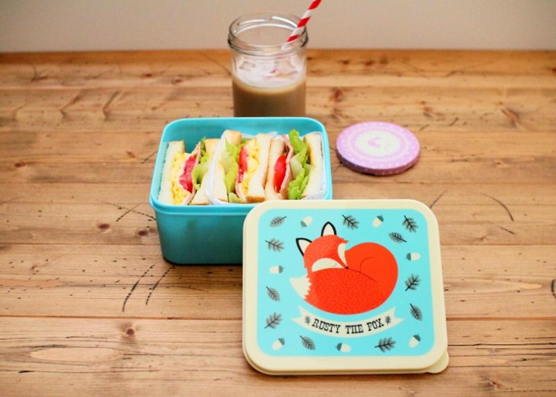 英国Rex复古小狐狸野餐盒/便当盒/置物盒 - 其他 - 其他材质 