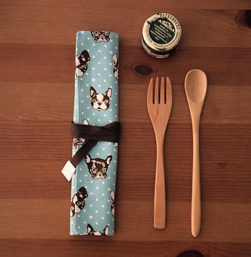 hairmo。法斗随身环保筷套/笔套-水蓝 - 筷子/筷架 - 其他材质 蓝色