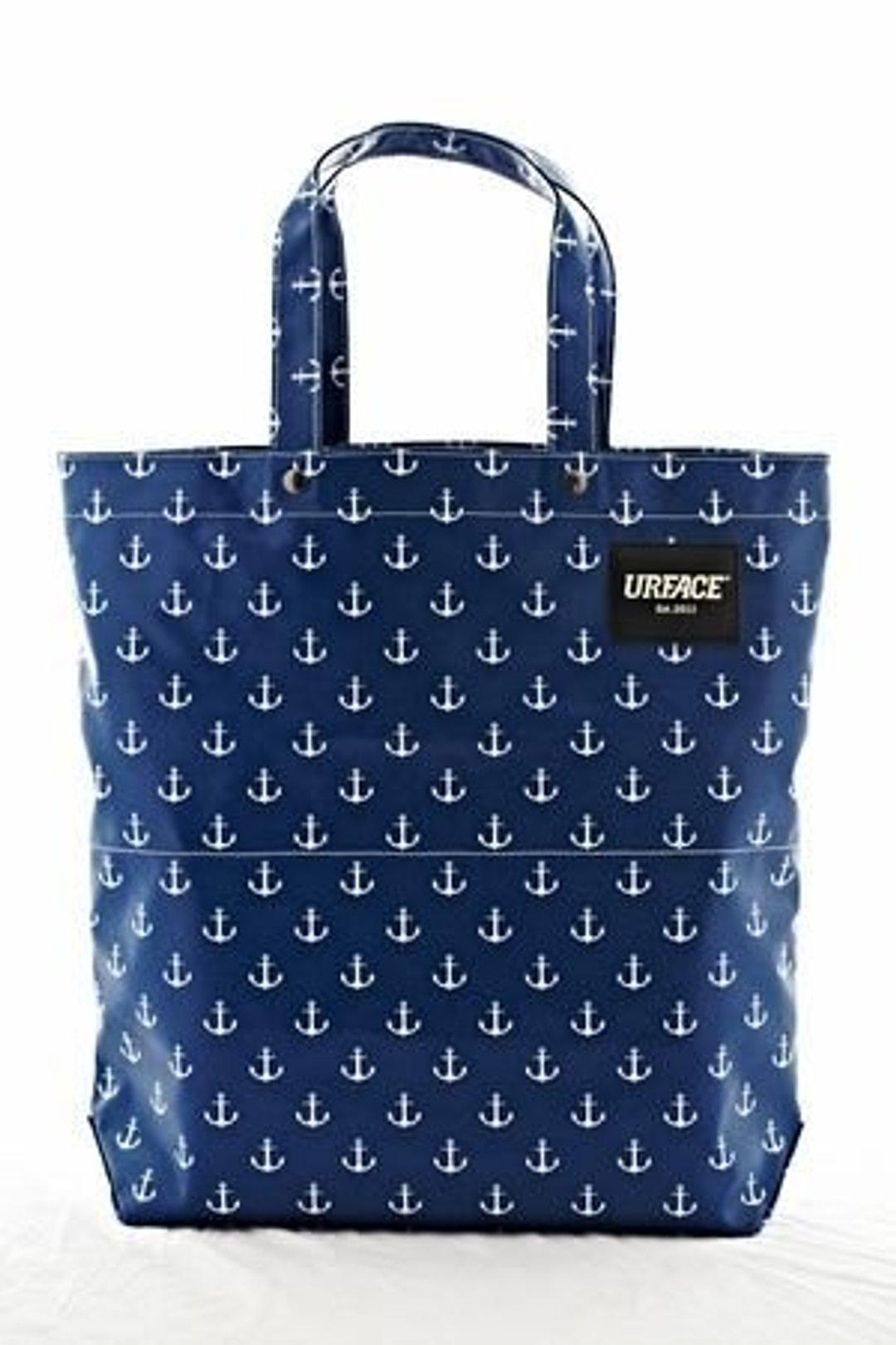 【URFACE】URFACE Original Series / 蓝色船锚Shopping Bag - 手提包/手提袋 - 防水材质 蓝色