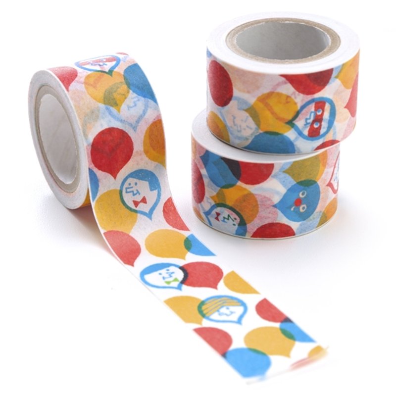 快乐满满 ! 和纸。纸胶带24mm - 纸胶带 - 纸 多色