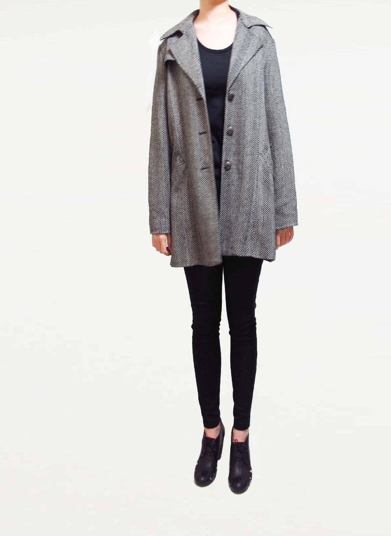 【Wahr】霜和外套 - 女装休闲/机能外套 - 其他材质 多色