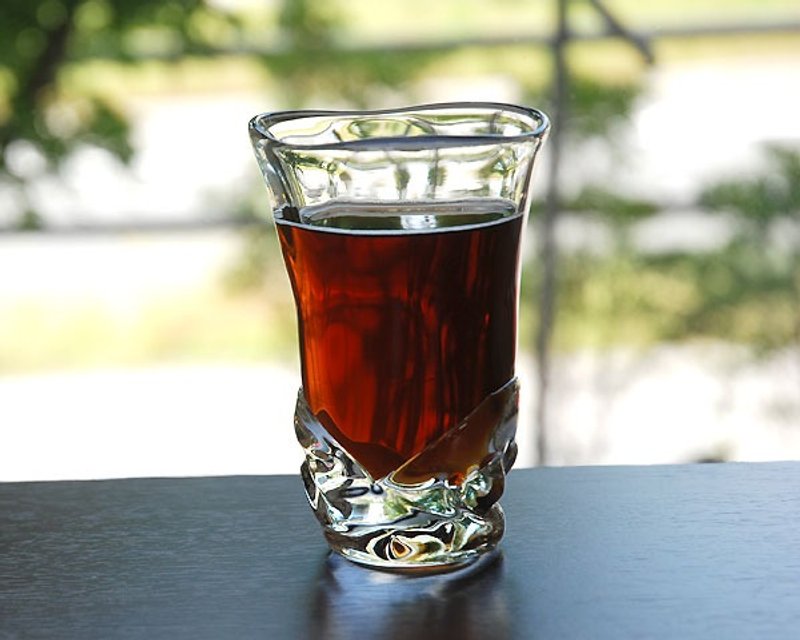 暮暮  晃影啤酒玻璃杯 - 茶具/茶杯 - 玻璃 白色