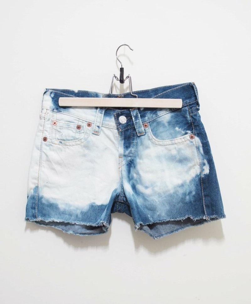 【Wahr】 飞白短裤 ( ramake Levis ) - 女装长裤 - 其他材质 