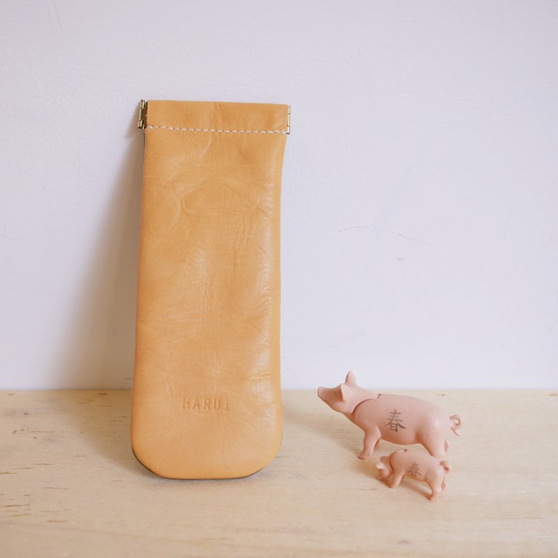 口金笔袋 - 铅笔盒/笔袋 - 真皮 多色