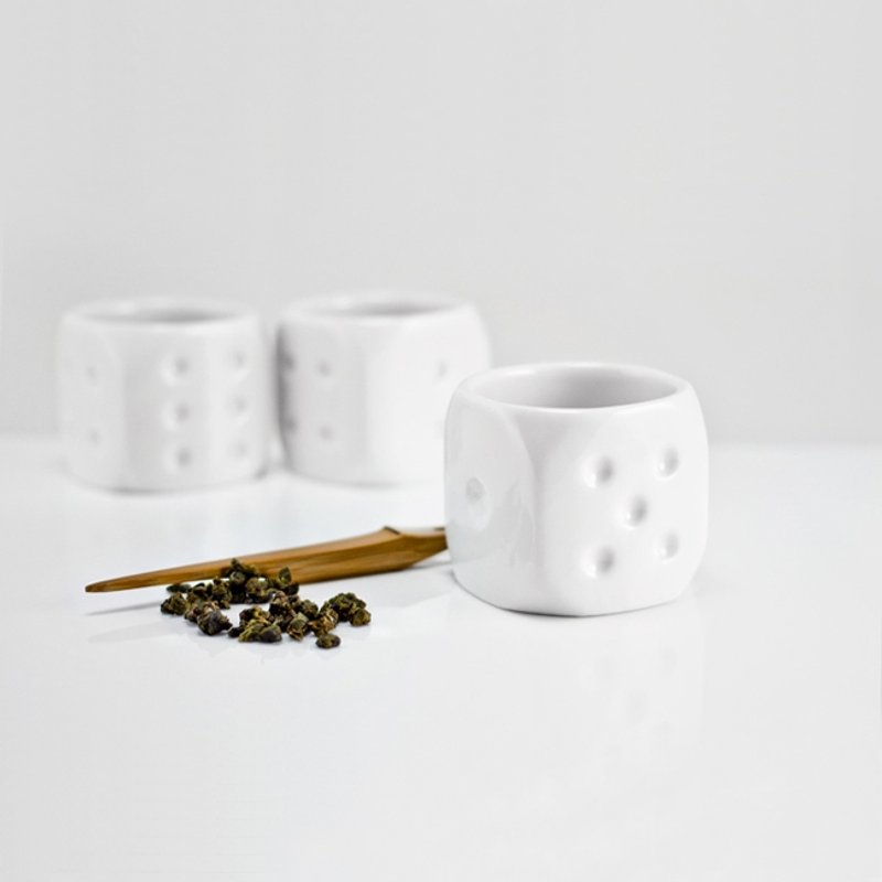 18乐 茶饮杯(2入一组) - 茶具/茶杯 - 瓷 白色