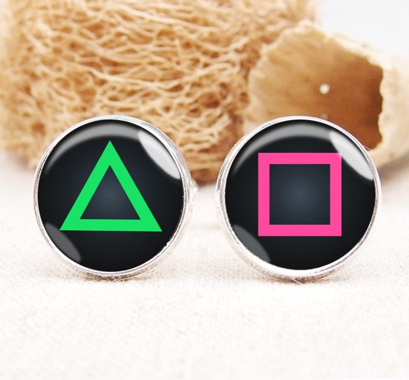 电玩遥控器 - 袖扣/衬衫配件/生日礼物【Special U Design】 - 袖扣 - 其他金属 黑色