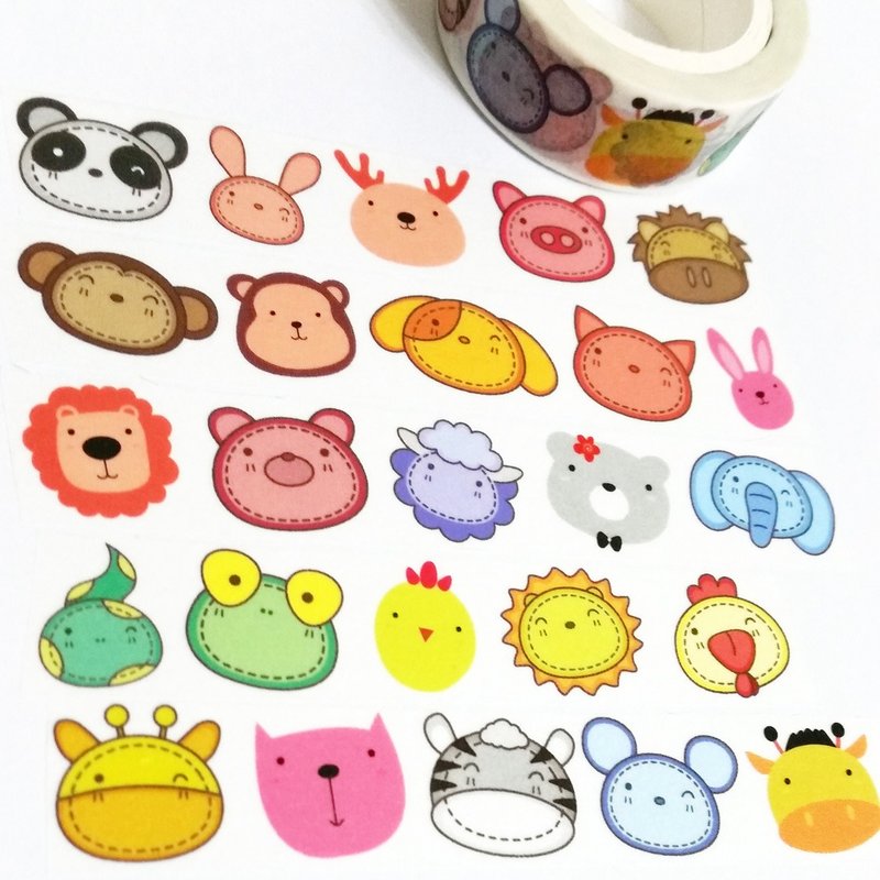 纸胶带 大饼脸 - 纸胶带 - 纸 