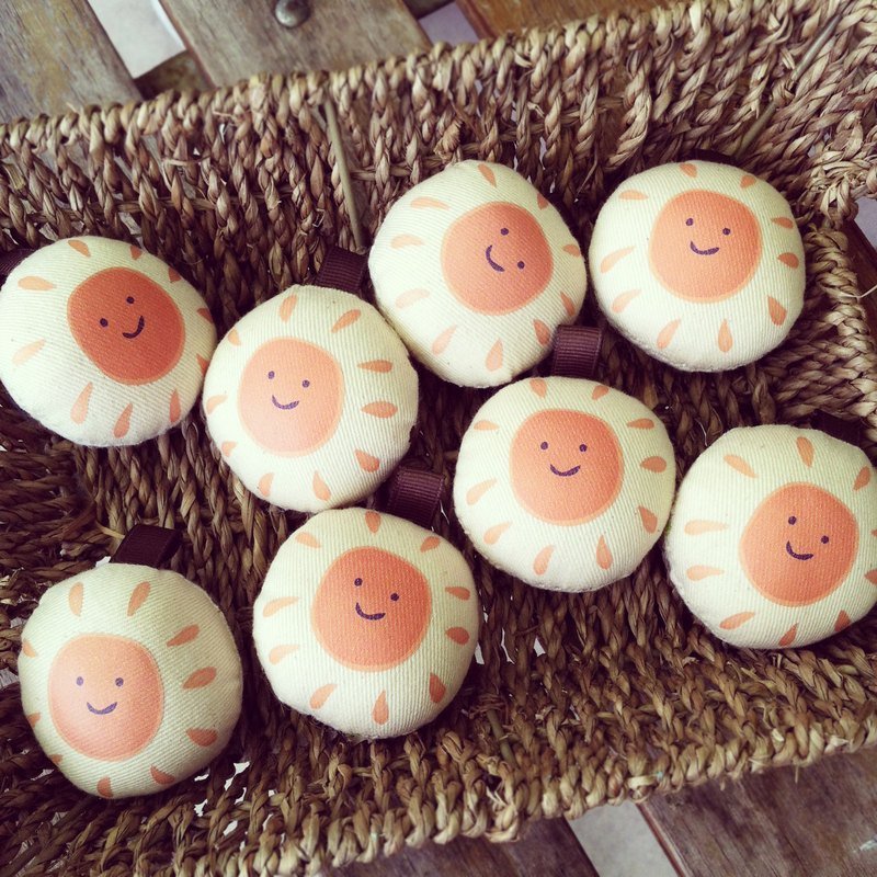 亲爱的小太阳☉钥匙圈 - 吊饰 - 其他材质 橘色