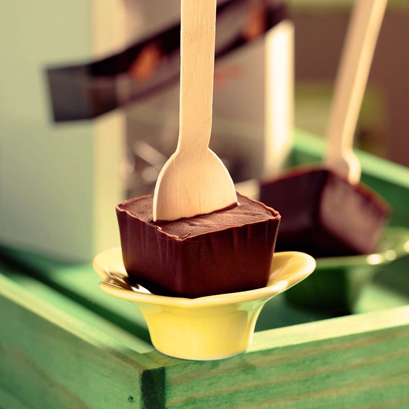 ＜品台湾手作甜品＞经典汤匙巧克力礼盒 - 巧克力 - 新鲜食材 咖啡色