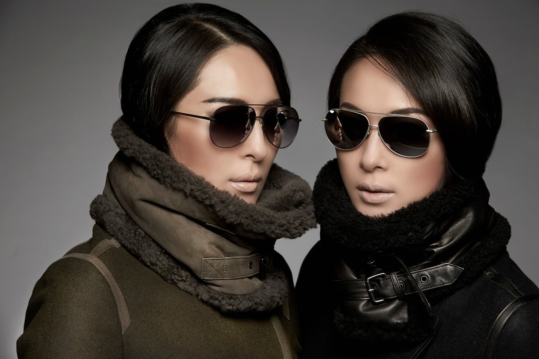 ￼￼*在家也可试戴,免费预约中＊DELIGHT 钛金属太阳眼镜-咖啡色 Aviator Sunglasses - 眼镜/眼镜框 - 其他金属 咖啡色