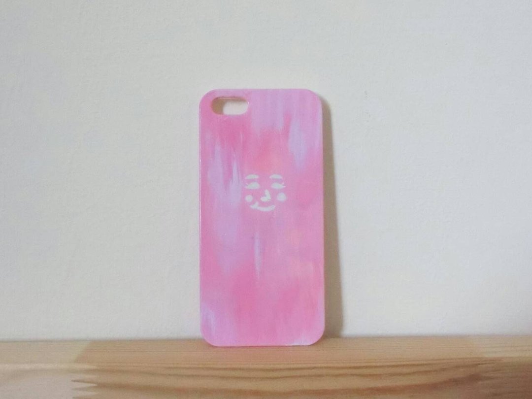 女朋友Girlfriend手绘手机壳IPHONE:HTC:SONY:SAMSUNG:ASUS:OPPO - 手机壳/手机套 - 颜料 粉红色
