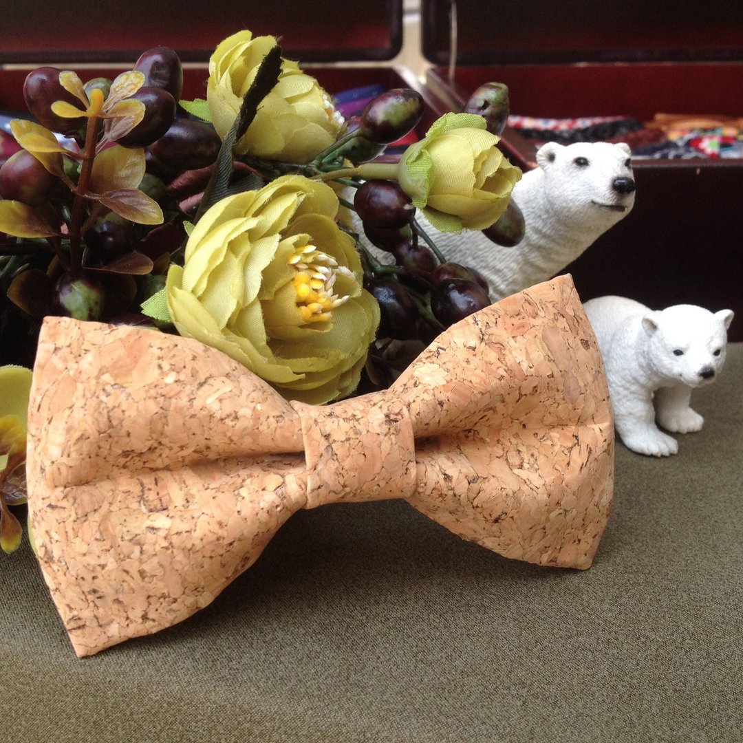 独立设计 和风系列 领结 Bow Tie 编号018 - 领带/领带夹 - 真皮 金色