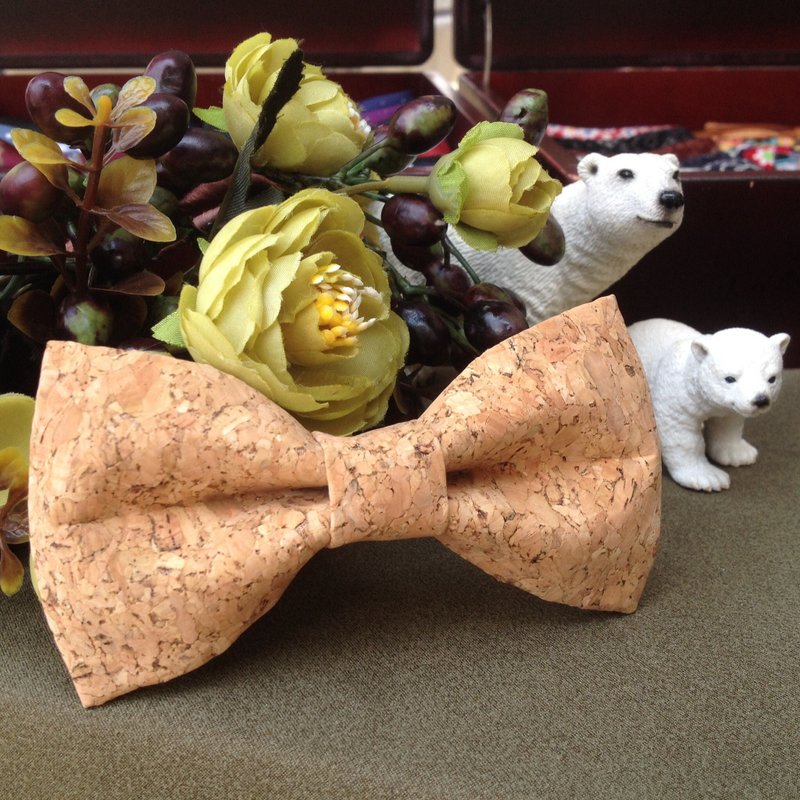 独立设计 和风系列 领结 Bow Tie 编号018 - 领带/领带夹 - 真皮 金色