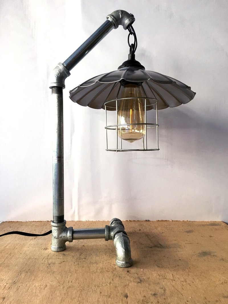 手工台灯 复古台灯 工业风 loft 复古爱迪生 手作 - 灯具/灯饰 - 其他金属 