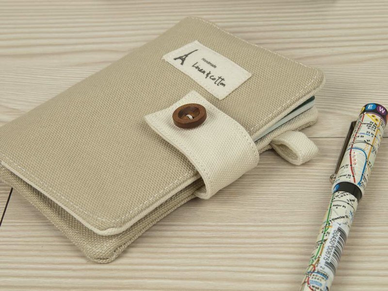 Oh BOO 简易护照套 - 证件套/卡套 - 其他材质 卡其色