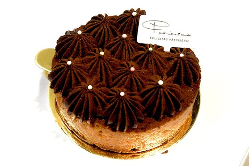 【Felicitas Pâtissérie】巧遇莓儿塔 Chocolat Tart Framboise - 咸派/甜派 - 新鲜食材 咖啡色