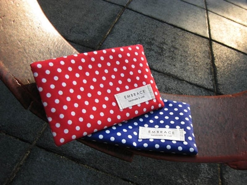 点点手机袋/收纳包/蓝 - 手机壳/手机套 - 其他材质 多色