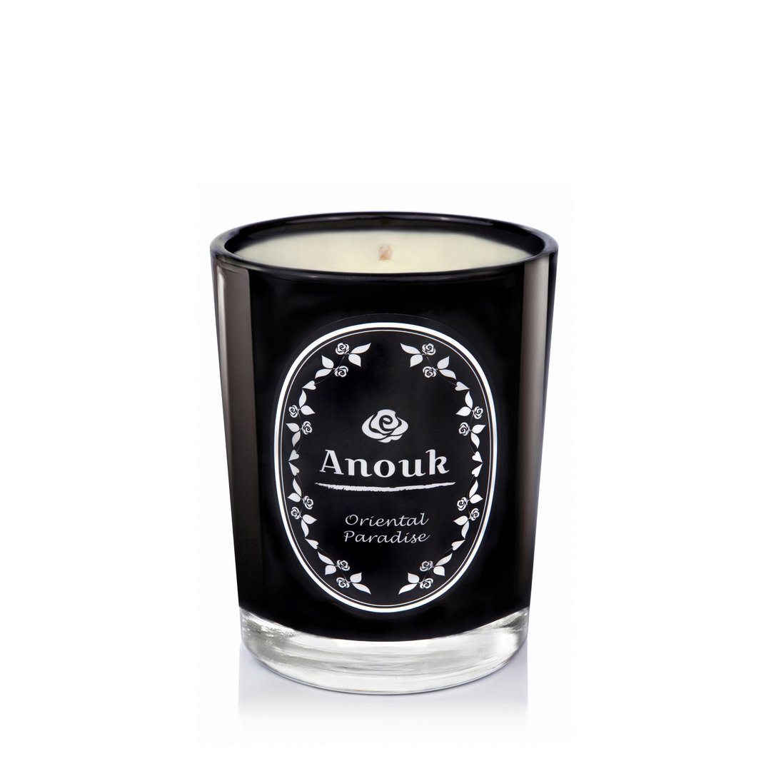 ORIENTAL PARADISE ． 香薰蜡烛 Anouk Luxury Scented Soy Candle (60g) - 蜡烛/烛台 - 蜡 黑色