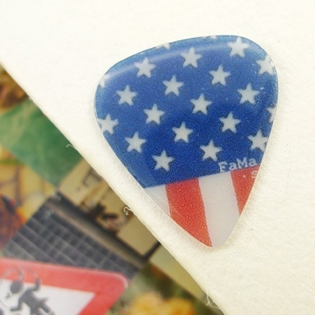 FaMa s Pick吉他弹片 美利坚USA - 项链 - 树脂 蓝色