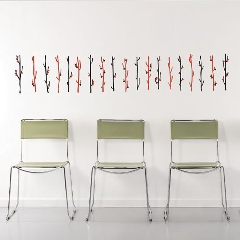 《Smart Design》/ 果子树 Fruit Tree / 无痕壁贴 - 墙贴/壁贴 - 其他材质 蓝色