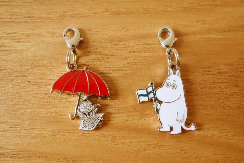 | 新品 | 来自芬兰~Moomin家族金属小锁扣 - 吊饰 - 其他金属 红色