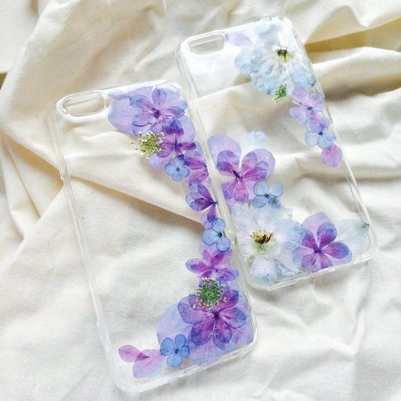 【iPhone case系列】绣球花/紫阳花手机壳 / iPhone5/5s/6/6s/Plus/7/7Plus - 手机壳/手机套 - 其他材质 