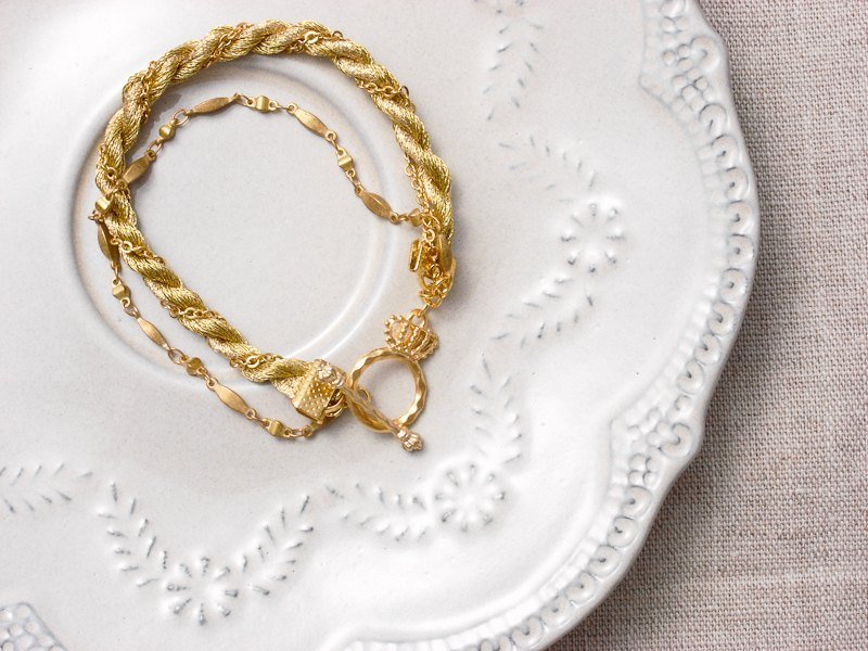 ROPEshop之【Gold Queen】手链。 - 手链/手环 - 其他金属 金色