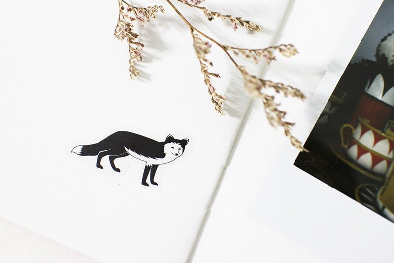 Maotu - 手感练习透明小贴纸 (狐狸) - 贴纸 - 纸 黄色