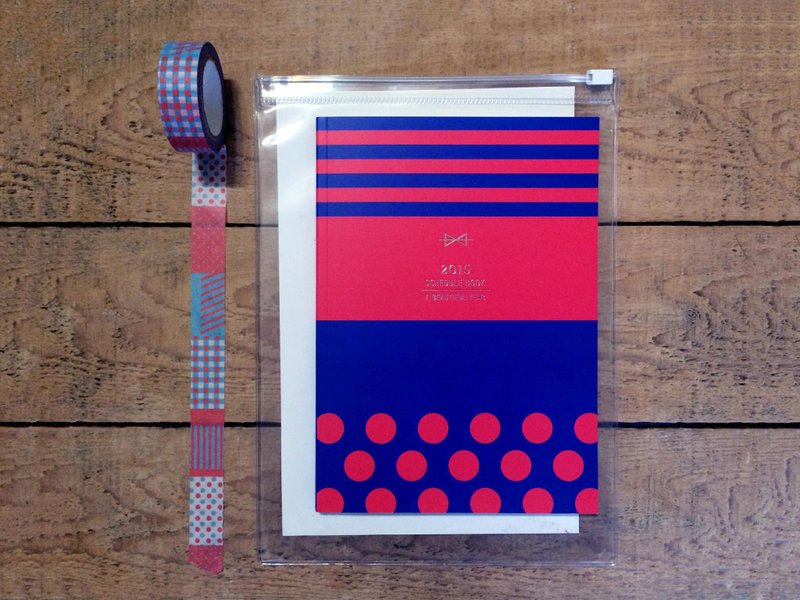 热情年历本 + 纸胶带组 - 年历/台历 - 纸 红色