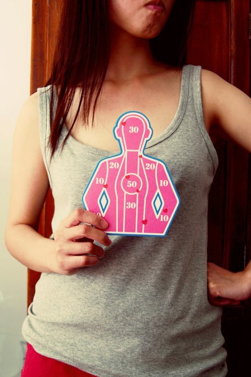 趣味数位卡片-爱情标靶 - 卡片/明信片 - 纸 