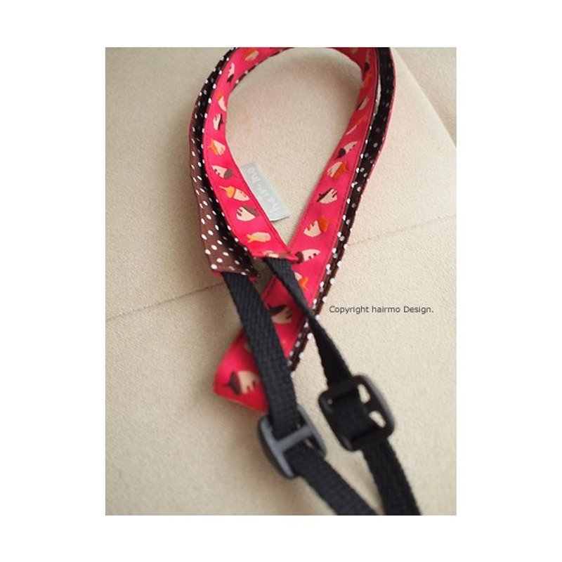 hairmo。桃红栗子减压相机背带-薄 - 证件套/卡套 - 其他材质 粉红色