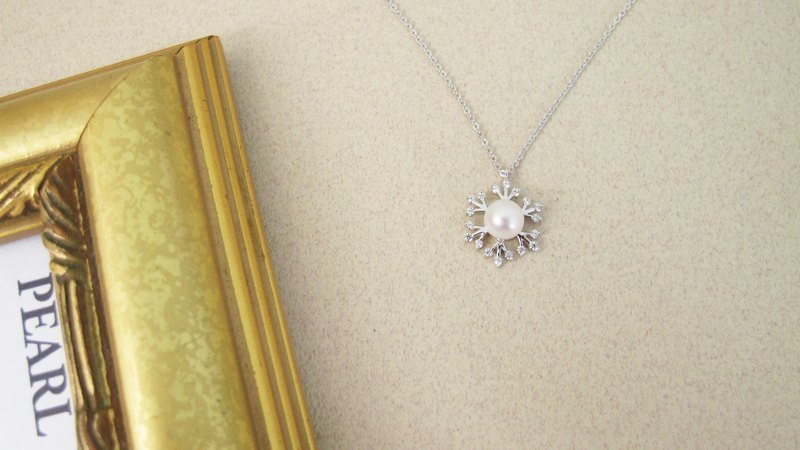 64DESIGN-晴天下的雪 纯银项炼 - 项链 - 其他金属 灰色