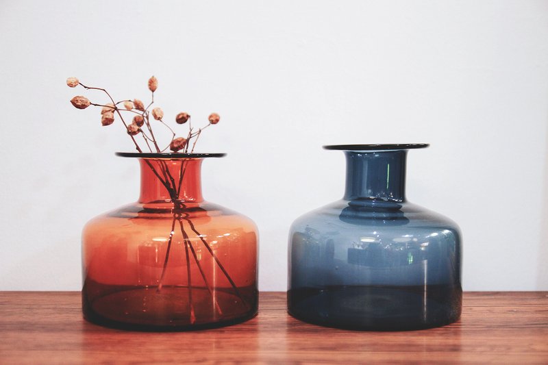 DULTON 玻璃矮罐S / 花器 - 植栽/盆栽 - 玻璃 