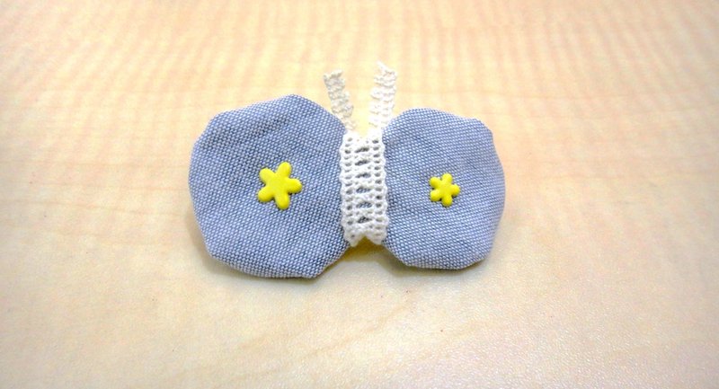 蓝色蝴蝶发夹 - 发饰 - 其他材质 蓝色