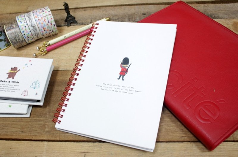 B6/32K 双圈旅游记录手作本/笔记/记事本/涂鸦本(32张) - 笔记本/手帐 - 纸 白色