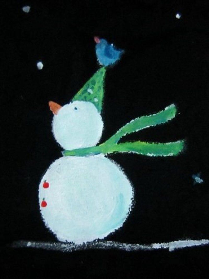 sylvia图案设计之＂雪人＂ - 其他 - 颜料 