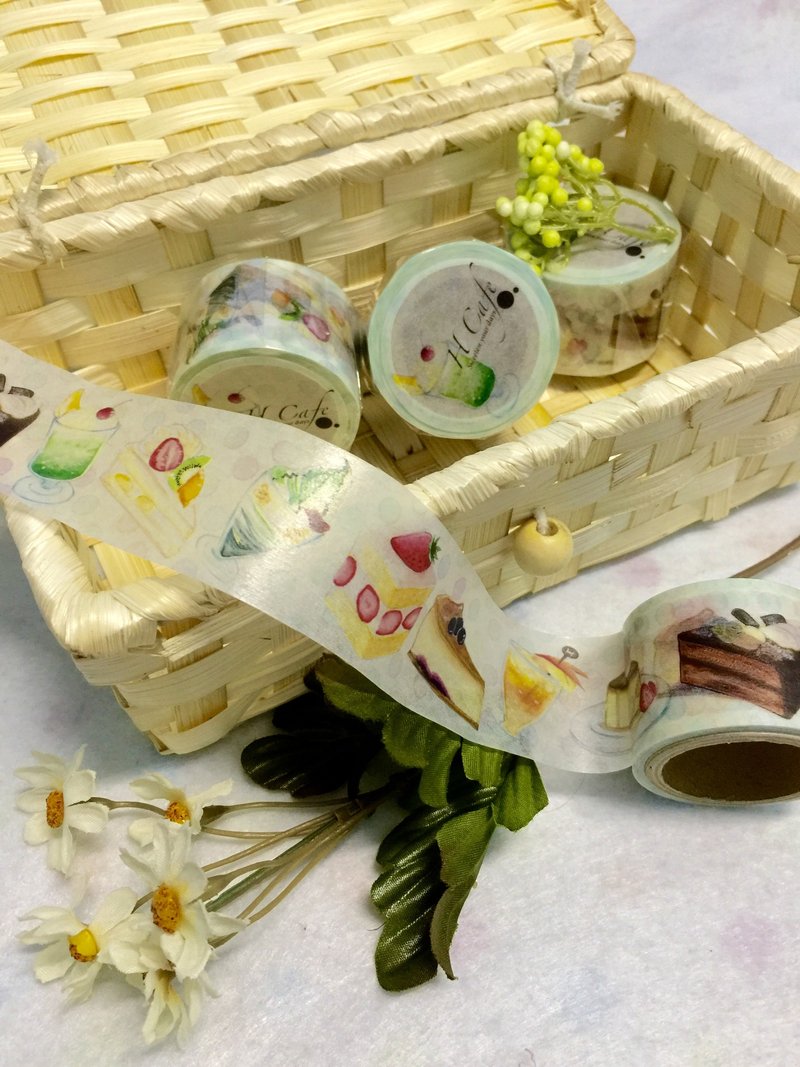 H Cafe - 第1弹原创纸胶带(日本丸天承制) - 纸胶带 - 纸 多色