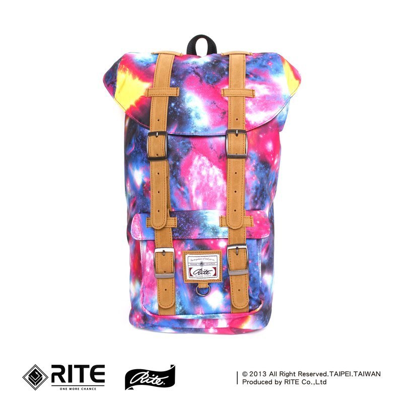 夏日缤纷Travel Bag｜旅行包-迷幻星空｜ - 侧背包/斜挎包 - 防水材质 多色