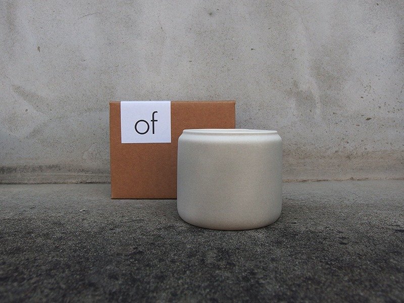 mini of 全瓷花器 - 灰 - 花瓶/陶器 - 瓷 灰色