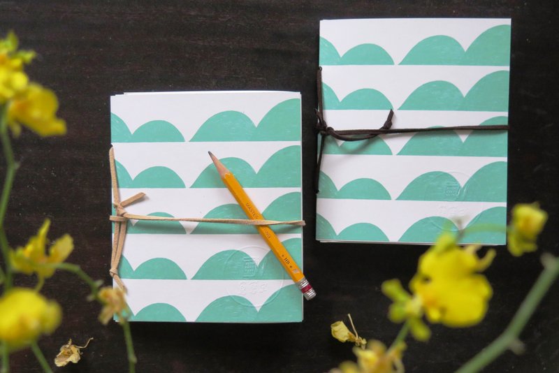 写写字加长型笔记本_写在绿里面 - 笔记本/手帐 - 纸 绿色