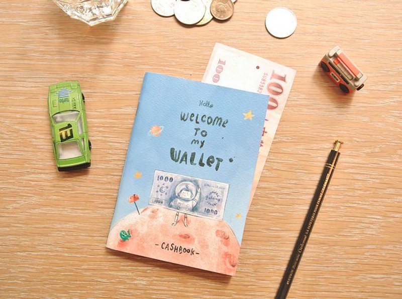 迪梦奇 欢迎叩叩记帐本 [太空人] - 笔记本/手帐 - 其他材质 蓝色