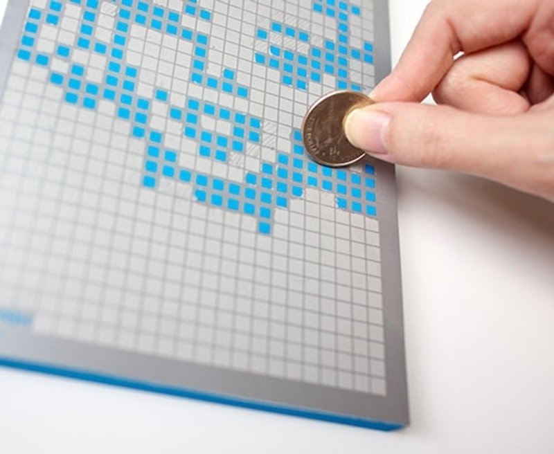 SCRATCH NOTE 耶诞新年交换礼物/ 刮刮笔记本－蓝 - 笔记本/手帐 - 纸 蓝色